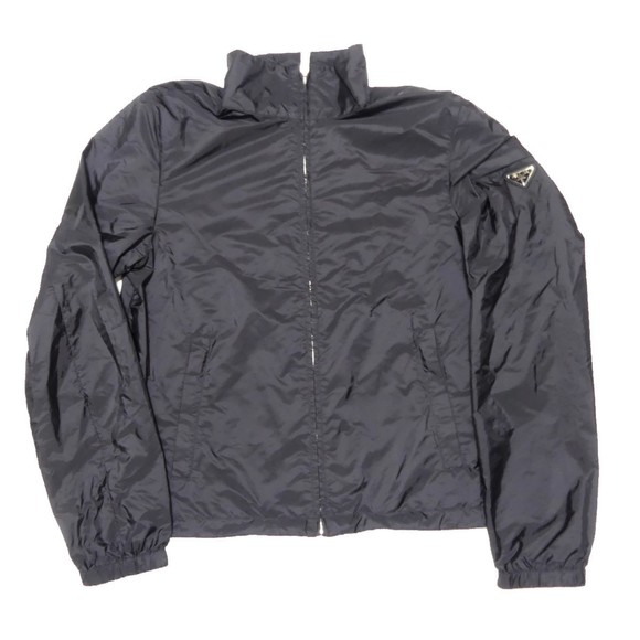 Prada Triangle Sport Nylon  Black Jacket - Picture 2 of 9